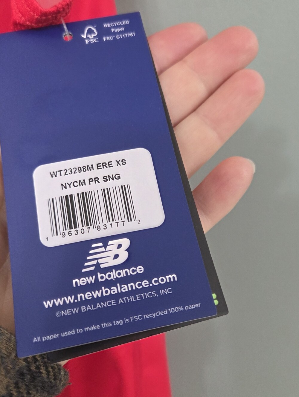 New Balance New NYC 2022 TCS Marathon Red Tank Womens XS Running Athletic - Picture 6 of 12